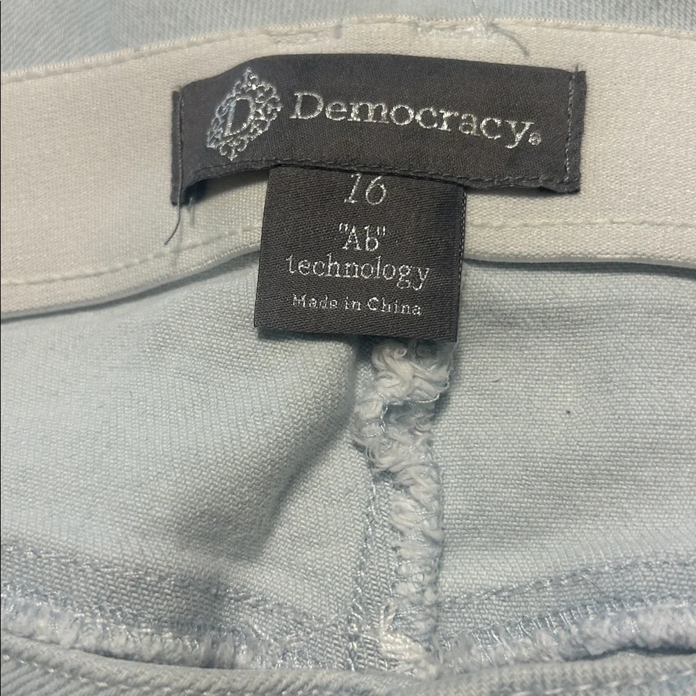 Democracy Light Blue Ankle Jeans
